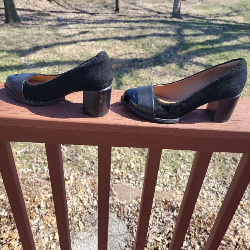 Clarks Black Woman's Tarah Brae Pumps sz 6